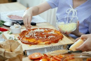 Tomato sauce for mushroom pizza 