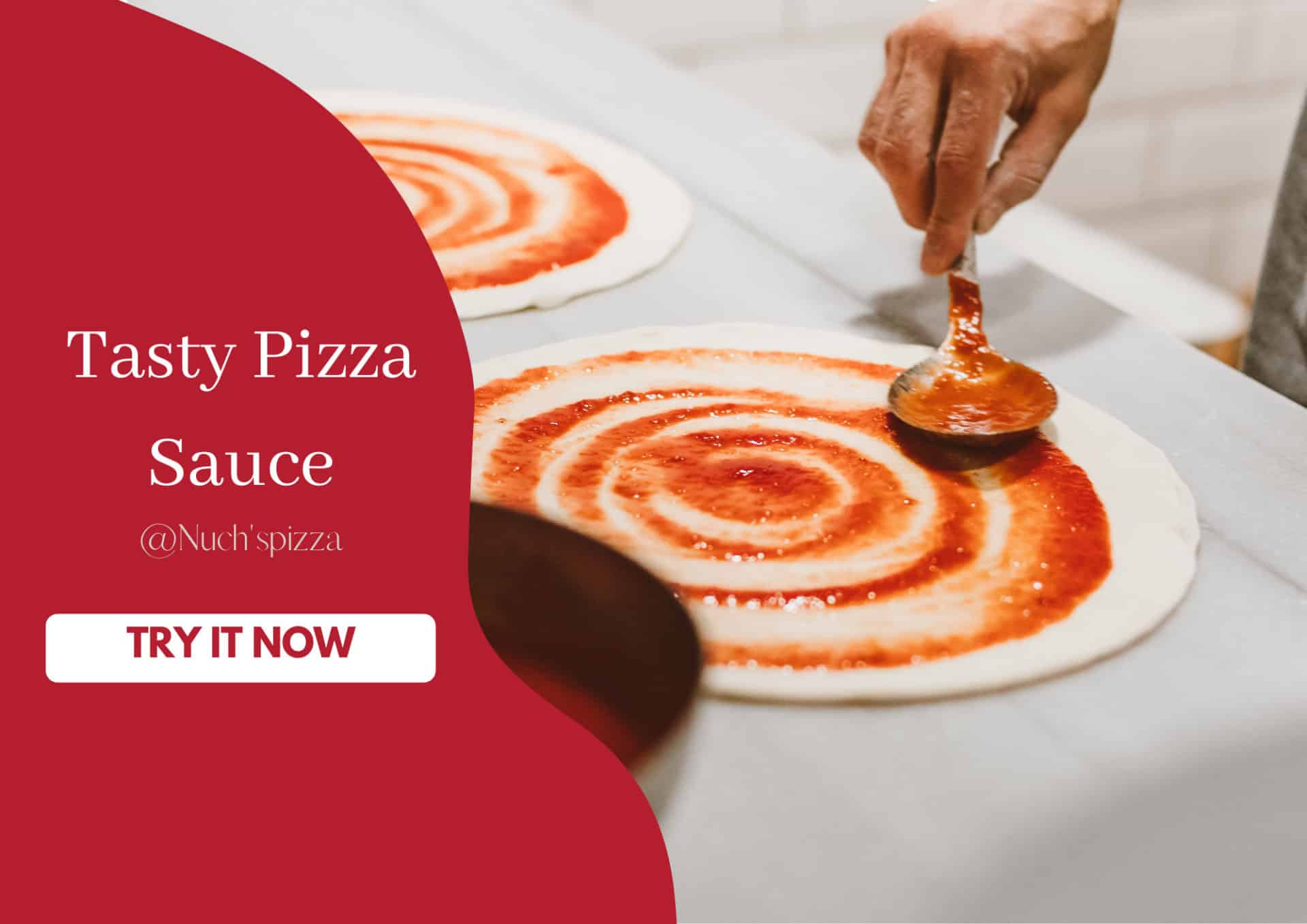 Delicious tomato-based pizza sauce 