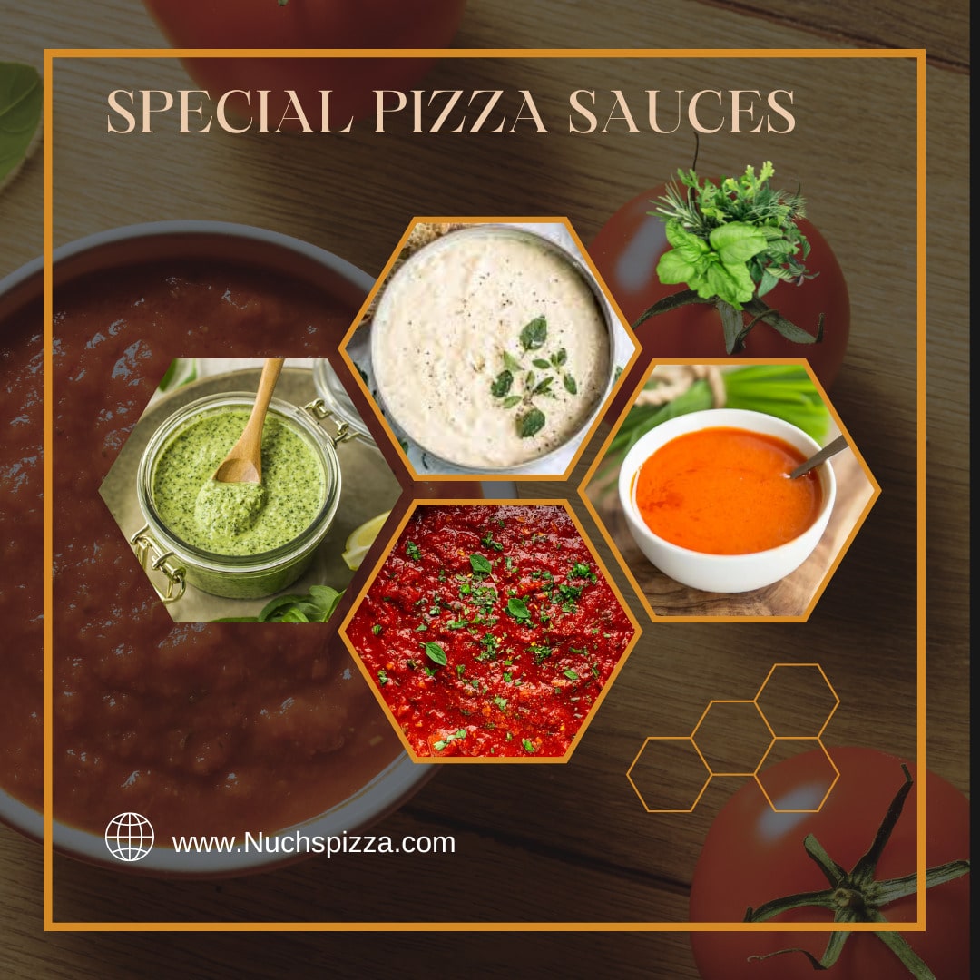 Different types of pizza sauces 