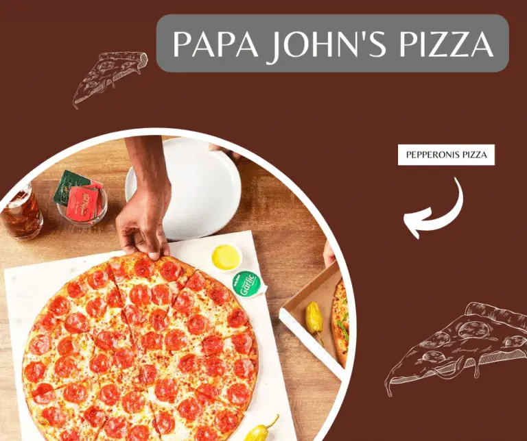 Delicious Papa John's pepperoni pizza