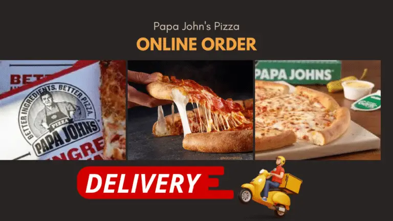 Papa John's pizza online order delivery