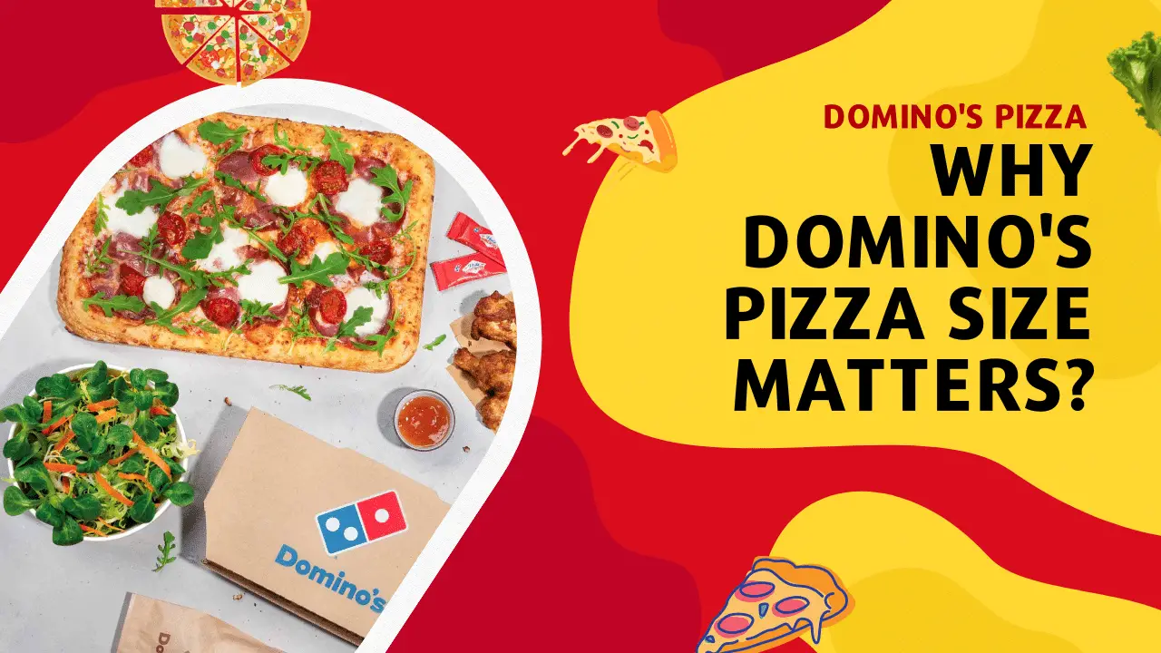 Domino's pizza size