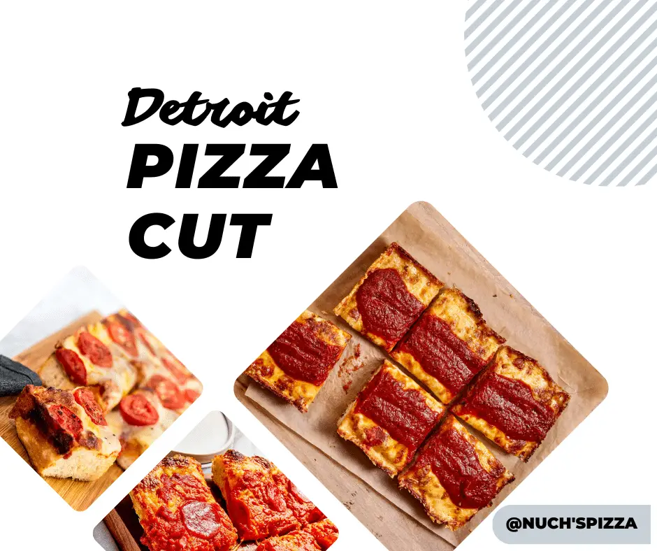 Nice Detroit pizza style cut