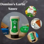 Dominos garlic sauce in packages