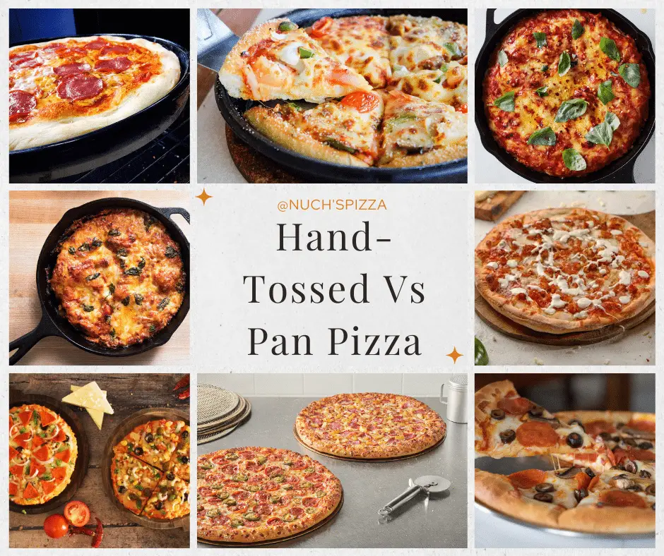 Hand-tossed and handmade pan pizza