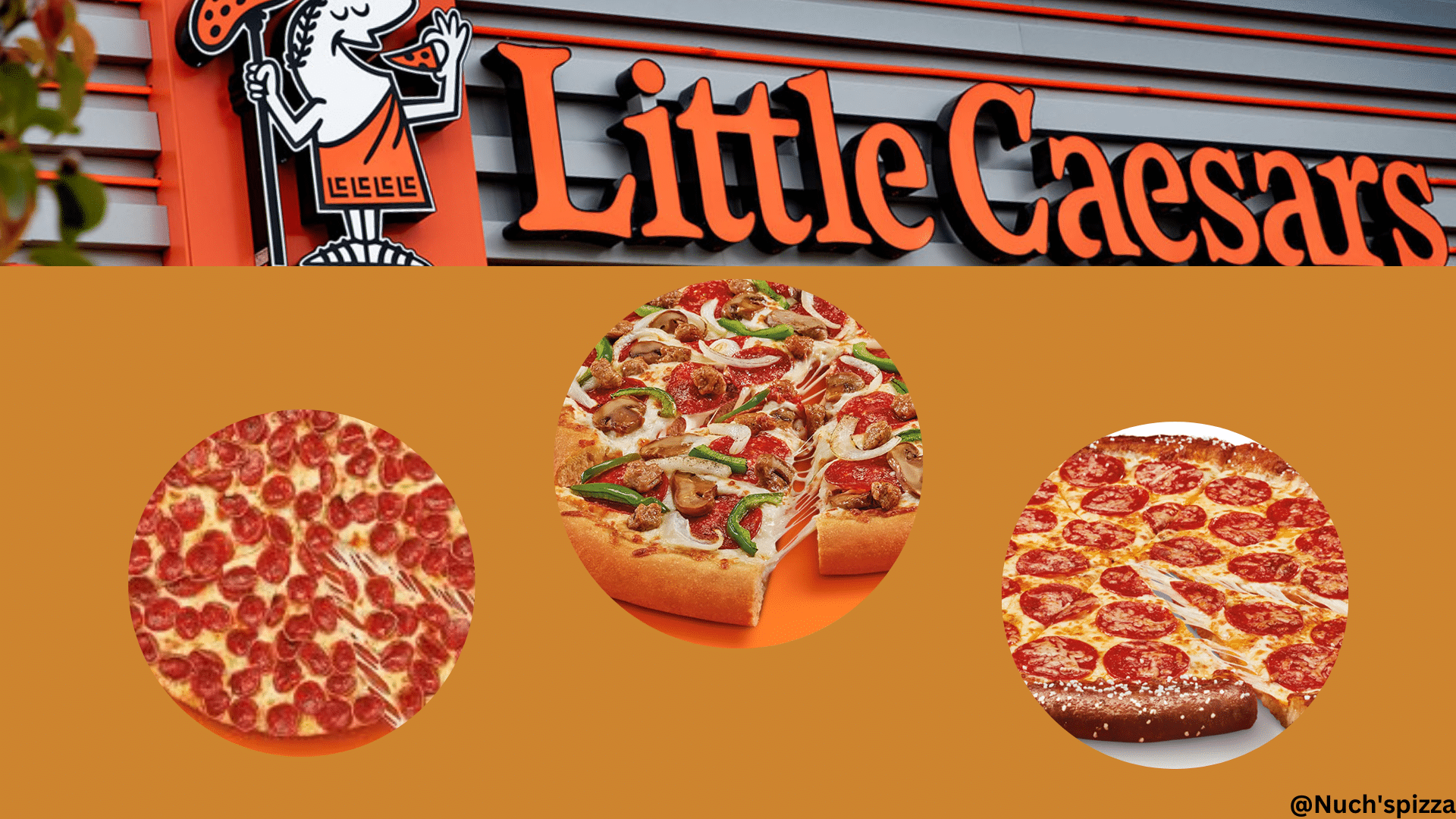 How many slice are Little Caesars pizzas