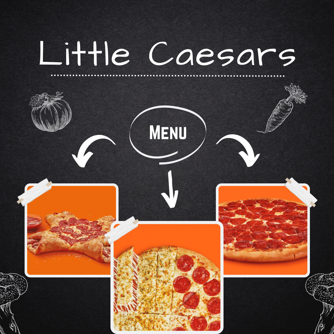 Little Caesars with different choices of sizes