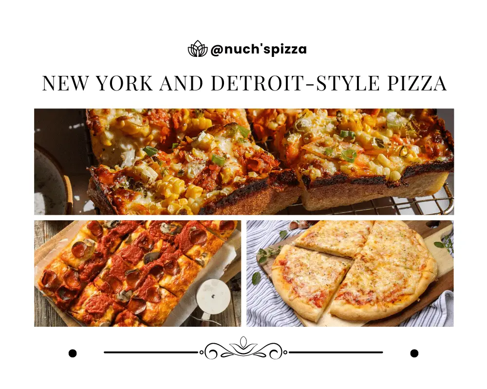 Difference between New York and Detroit-style pizza