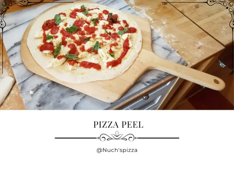 Wooden pizza peel