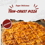 Why is thin-crust pizza cut in squares?