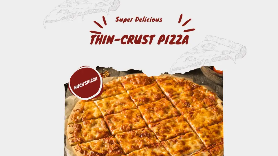 Why is thin-crust pizza cut in squares?