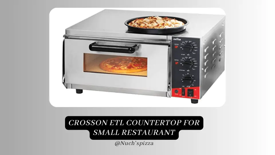 Ideal CROSSON ETL oven for small restaurant 