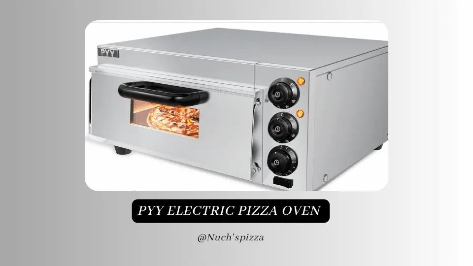 PYY electric pizza oven with a stone pizza