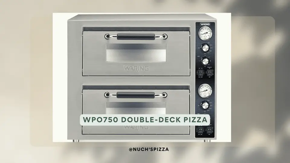 WPO750 double-deck commercial pizza