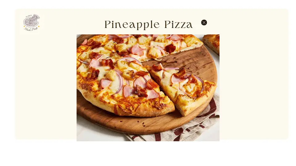 Pineapple pizza recipe 
